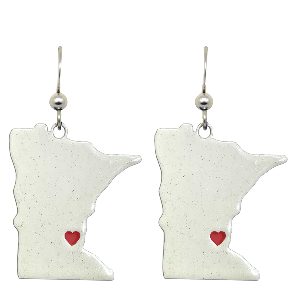 I Heart Minnesota Earrings