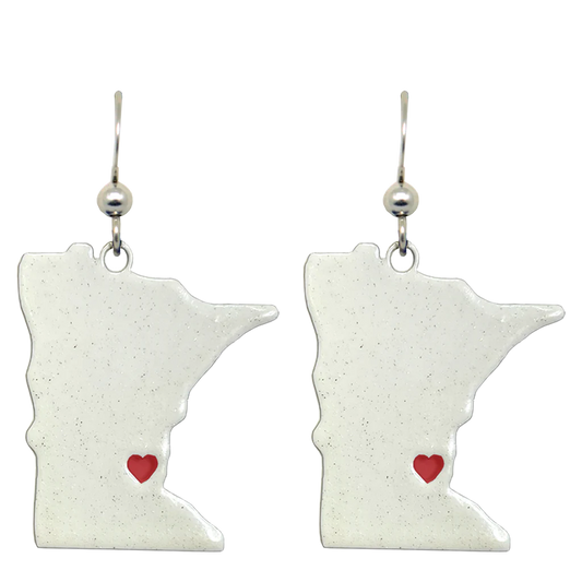 I Heart Minnesota Earrings