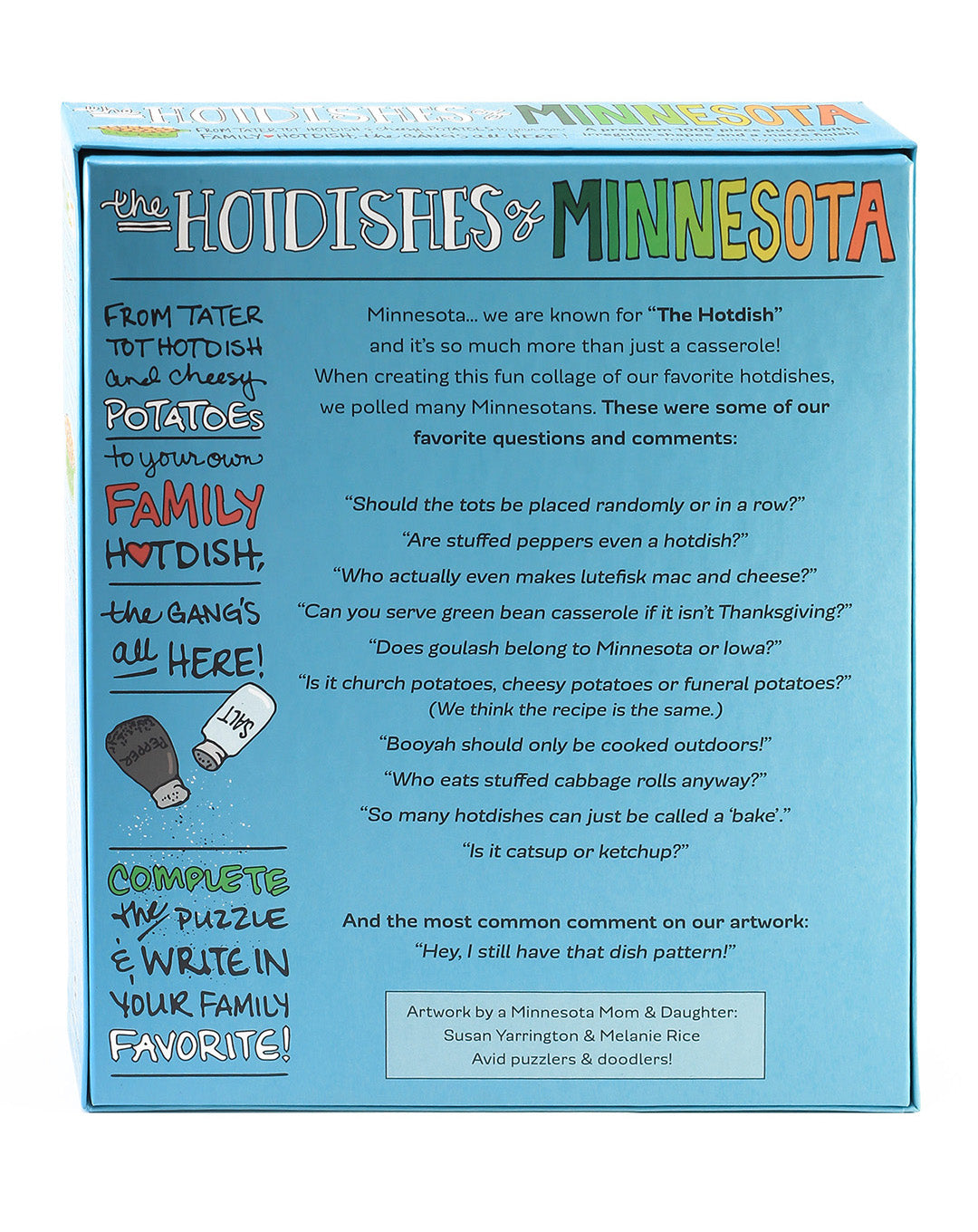 The Hotdishes of Minnesota 1000 PC Puzzle