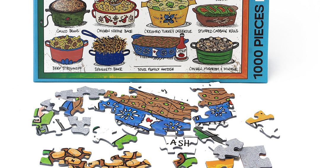 The Hotdishes of Minnesota 1000 PC Puzzle