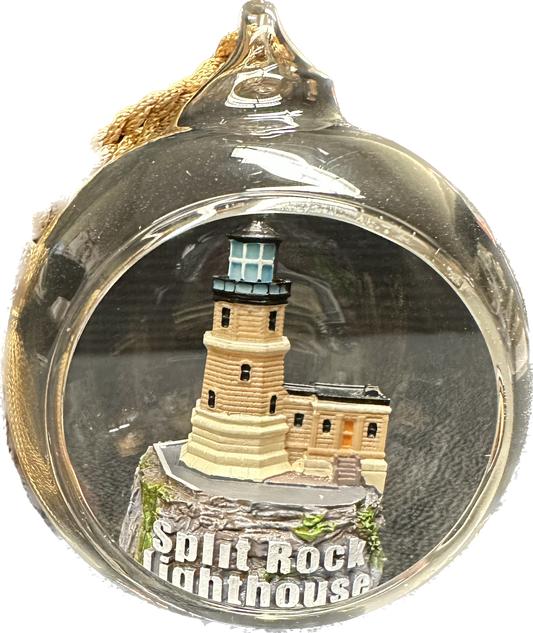 Glass Ornament - Split Rock Lighthouse