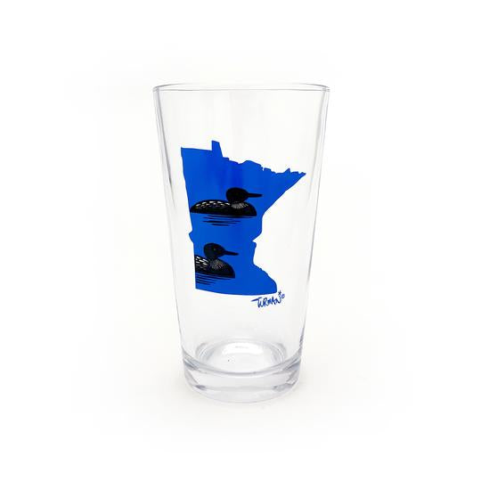 MN Loon Pint Glass