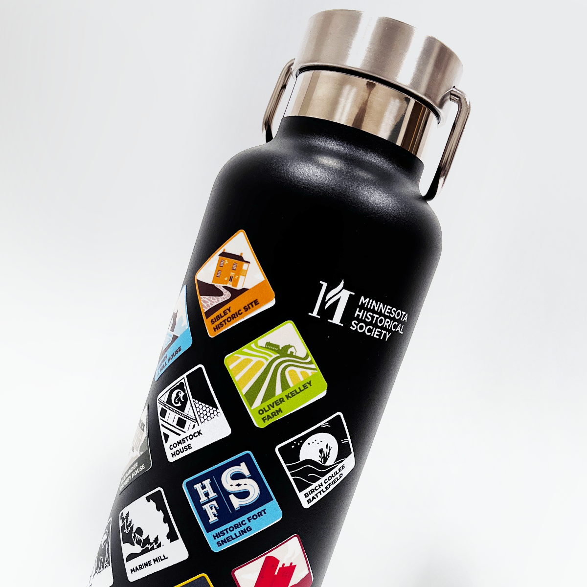 History Hydrator Water Bottle w/Stickers