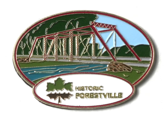 Historic Forestville Building Magnet