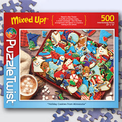 Puzzle Twist Holiday Cookies from Minnesota