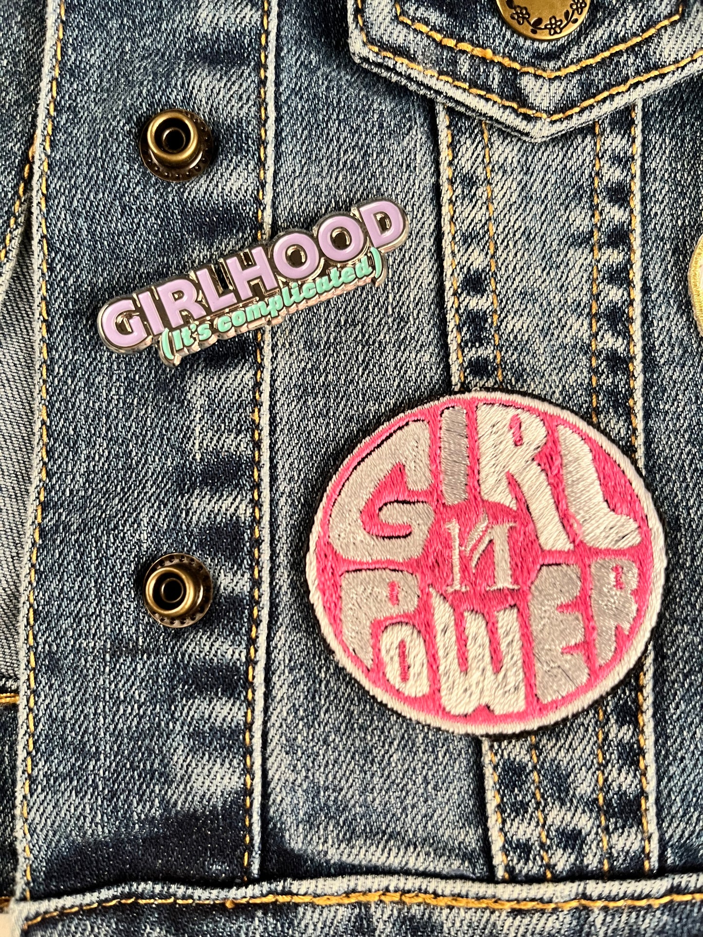 Custom Girl Power Girlhood Patch