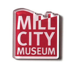 Mill City Museum Logo Laser Cut Magnet