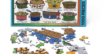The Hotdishes of Minnesota 1000 PC Puzzle