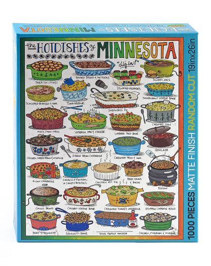 The Hotdishes of Minnesota 1000 PC Puzzle
