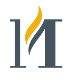 A stylized letter M dark gray, with a yellow flame rising from the center, gives "Parking - Historic Fort Snelling" a torch-inspired look.