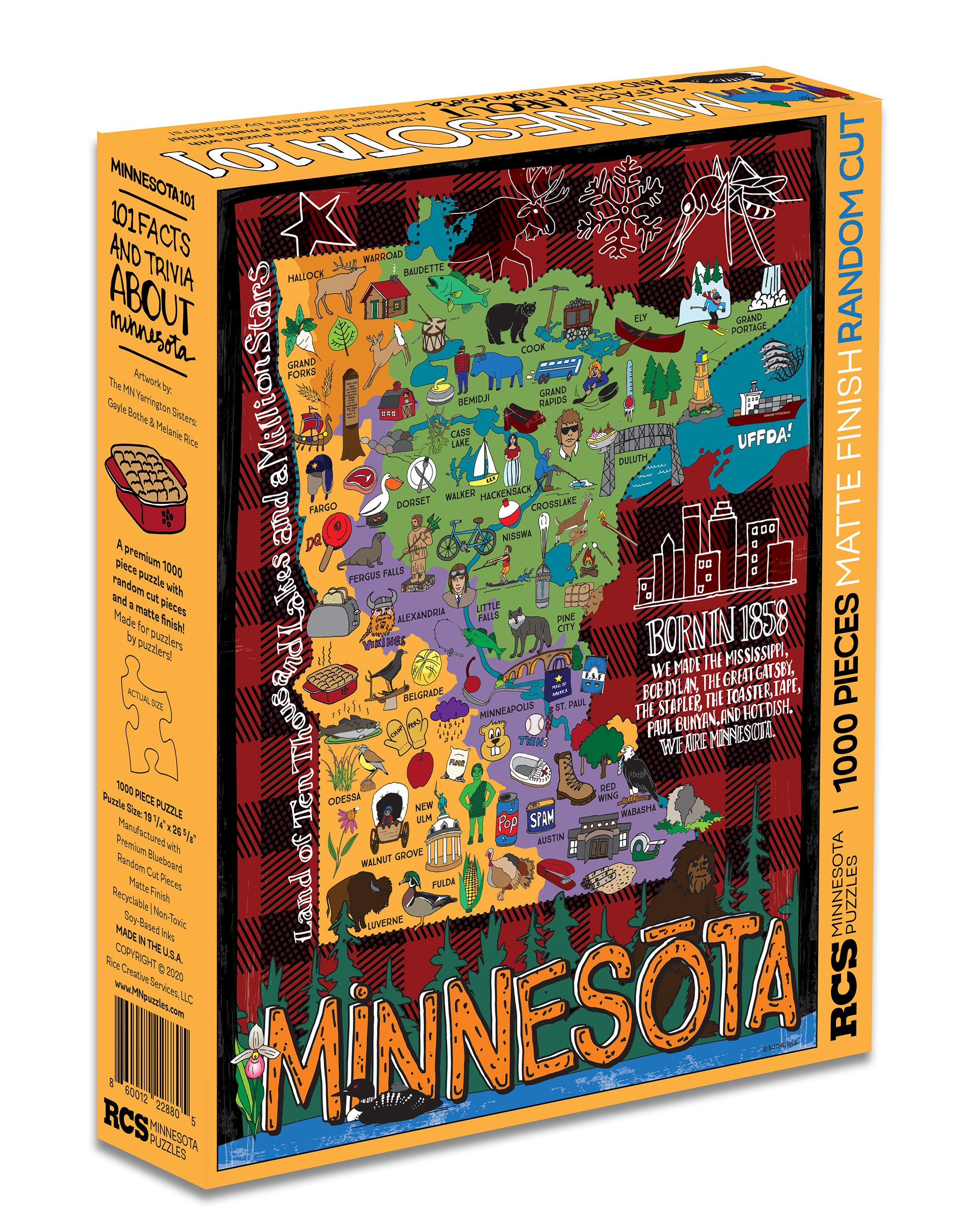 Puzzle　511MS Minnesota 101 1000 PC Puzzle – Minnesota Historical Society