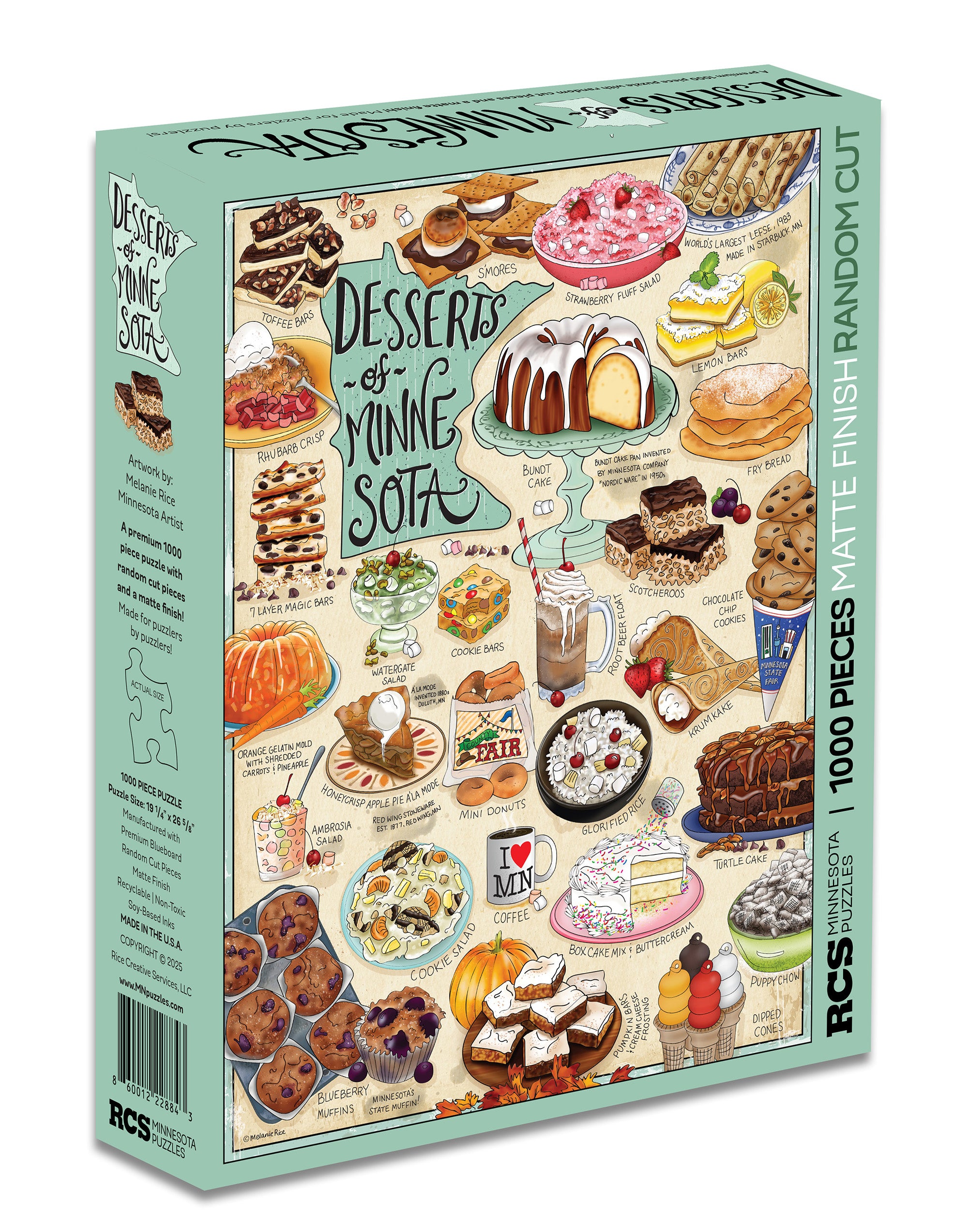 Desserts of Minnesota 1000 Piece Puzzle – Minnesota Historical Society