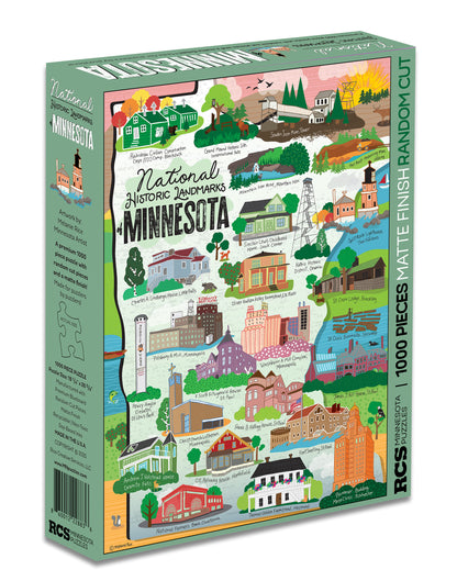 Historical Landmarks of Minnesota 1000 PC Puzzle