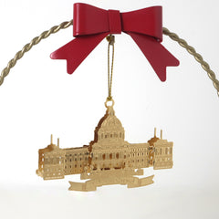 Ornament Capitol 3D Brass