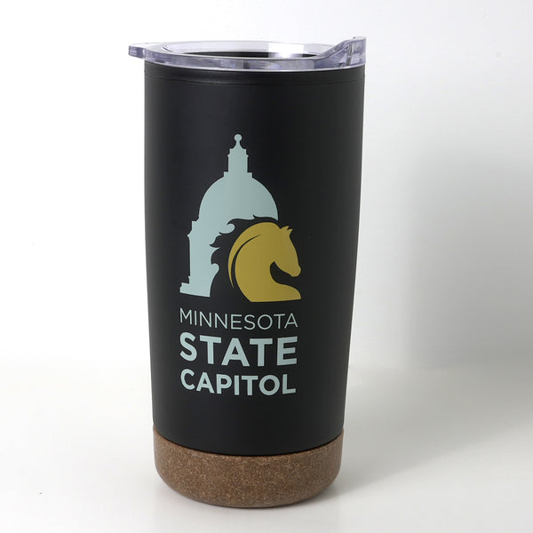 Black Capitol Logo Branded Thermos