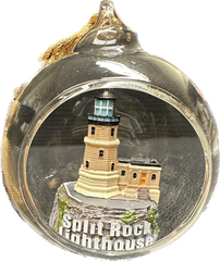 Glass Ornament - Split Rock Lighthouse
