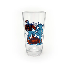 Paul & Babe Cheers Pint Glass