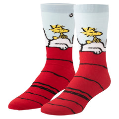 Snoopy and Woodstock Men's Crew Socks