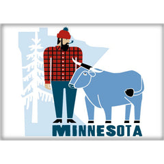 Minnesota Paul Bunyan Magnet
