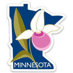 Minnesota Lady Slipper Sticker