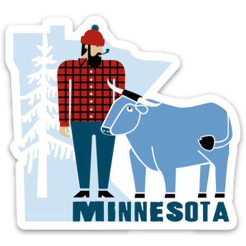 Minnesota Bunyan Sticker