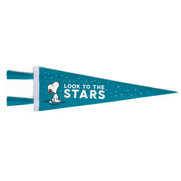 Snoopy Pennant Look To The Stars