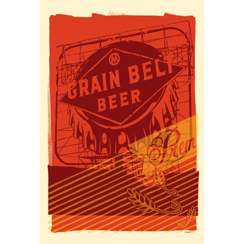 Grain Belt Beer Sign Print
