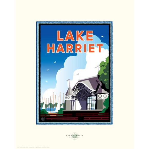 Lake Harriet Pavilion Print