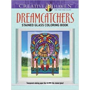 Dreamcatchers Stained Glass Coloring Book