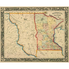 Minnesota and Dacotah in 1860
