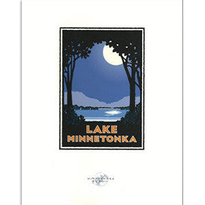 Lake Minnetonka Moon Print