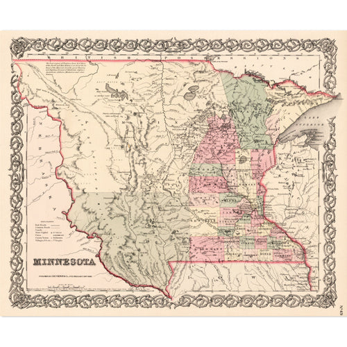 Minnesota Territory, 1855